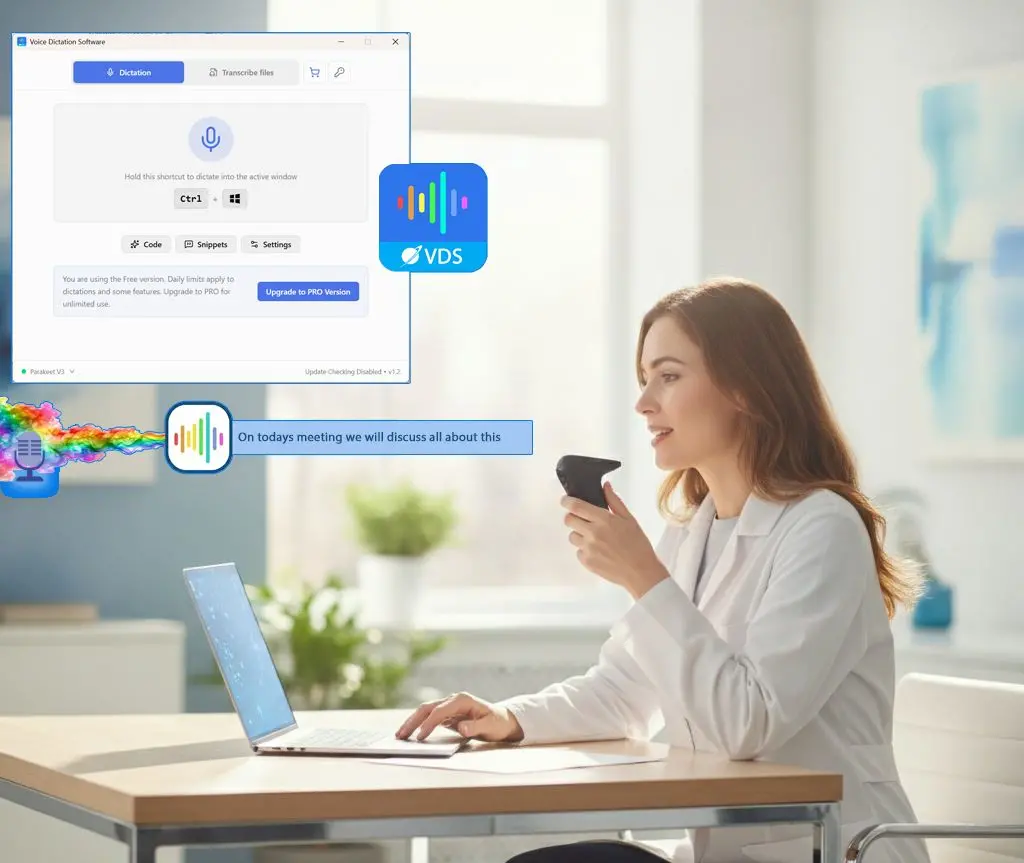 SayOnce - Voice Dictation Software 螢幕截圖.