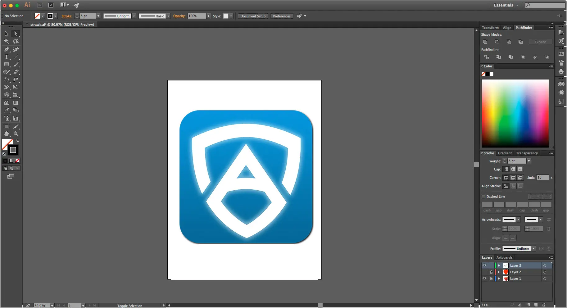 Adobe Illustrator：創建圖示..