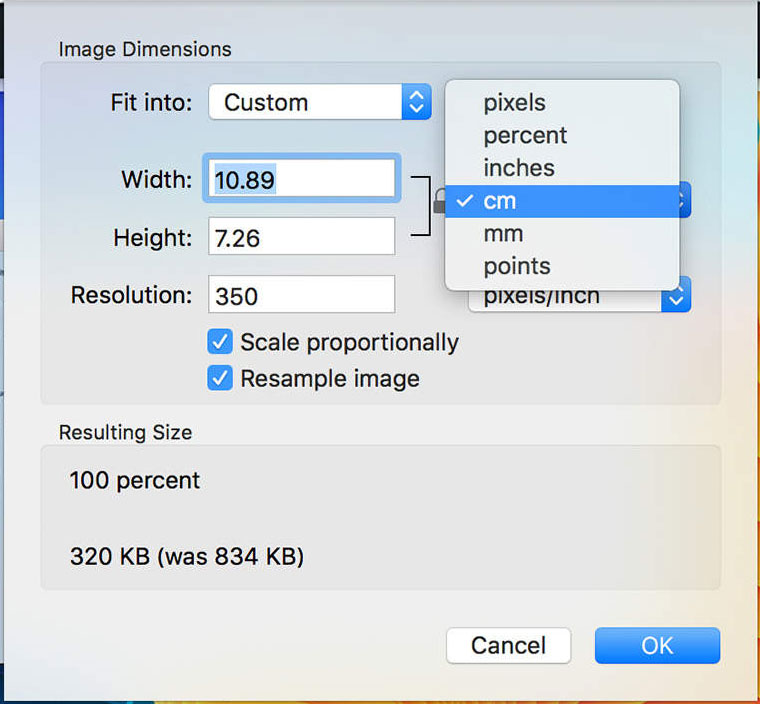 在 OSX (Mac) 上調整多張圖片大小.