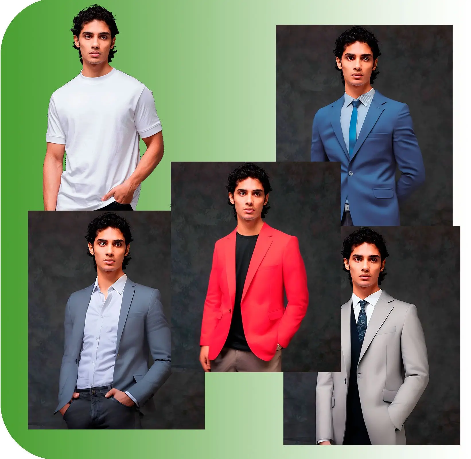 更改照片中的服裝.