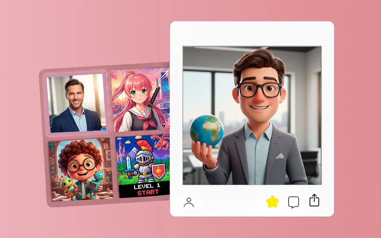 創造任何您能想像的事物: 建立個人化頭像.