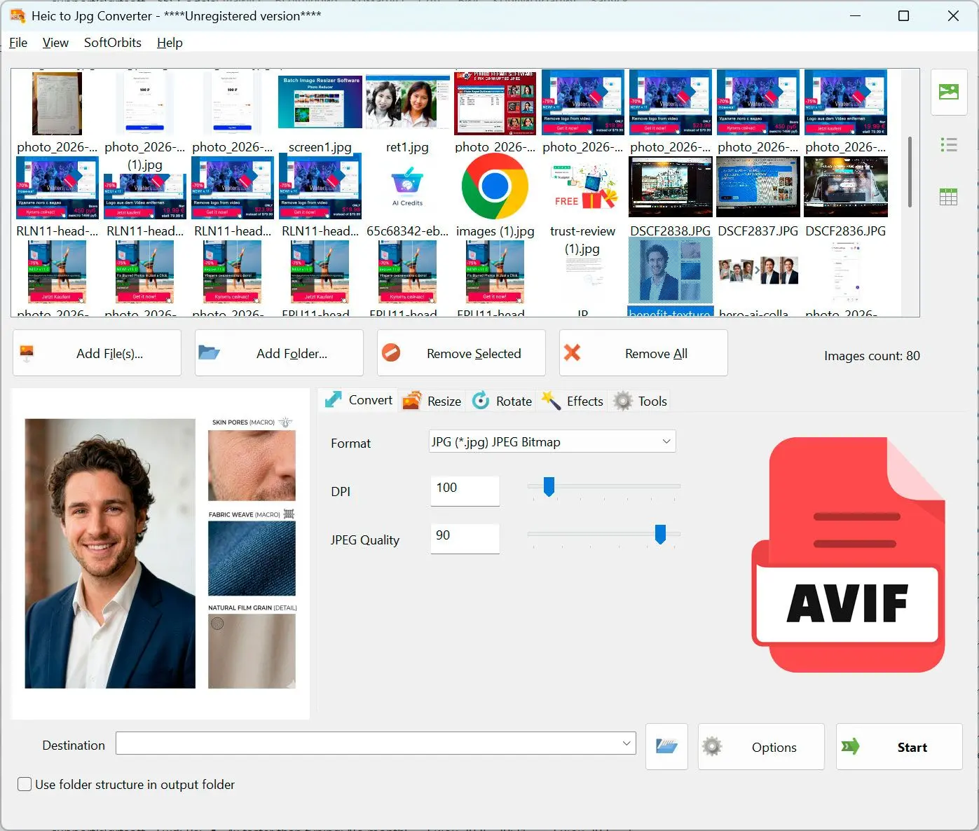 HEIC to JPG Converter 螢幕截圖.
