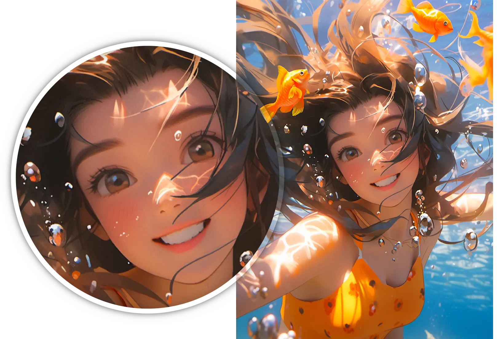 增強插圖、藝術作品及動漫細節.