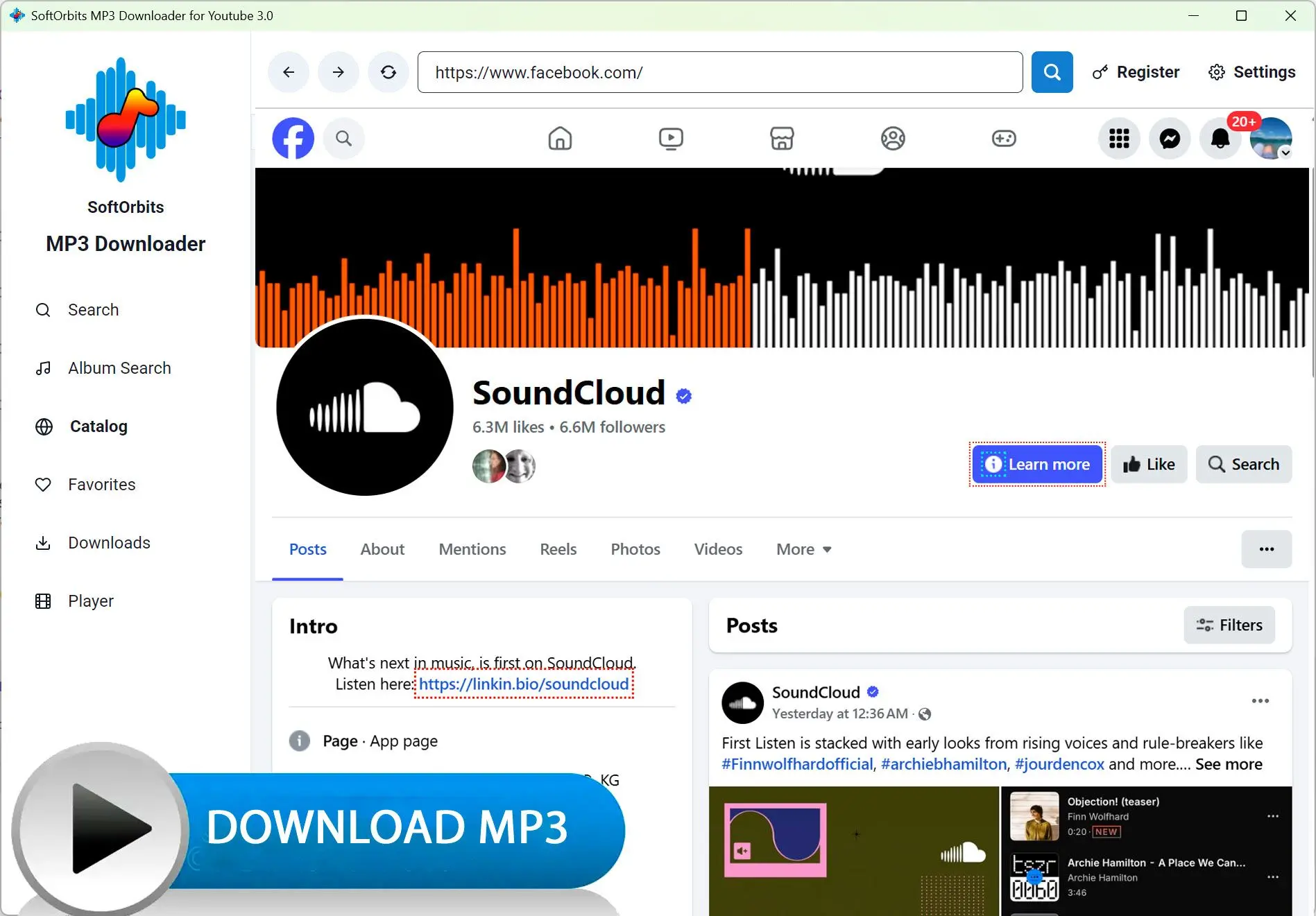 MP3 Downloader for Youtube: 螢幕截圖.