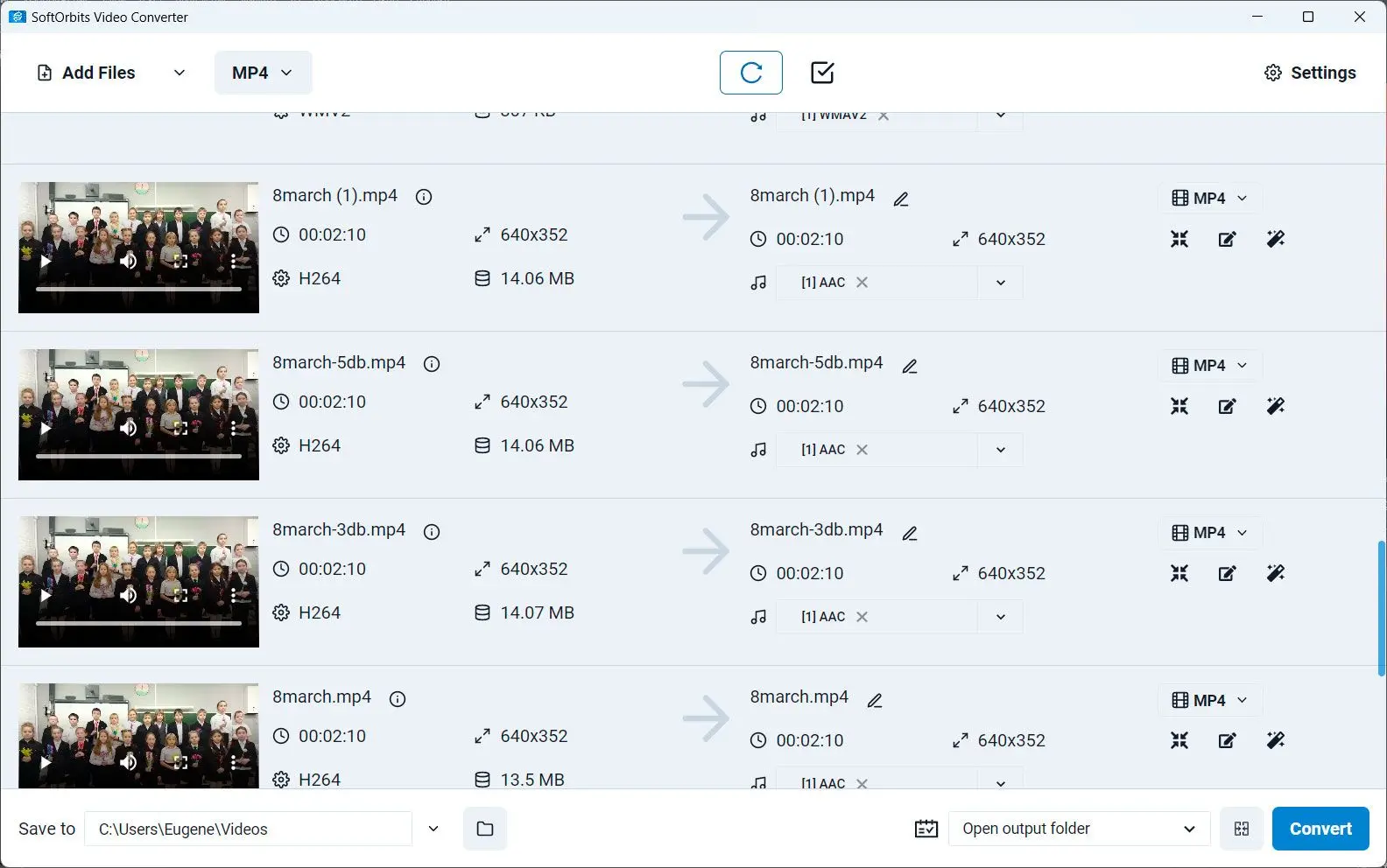 SoftOrbits Video Converter: 螢幕截圖.