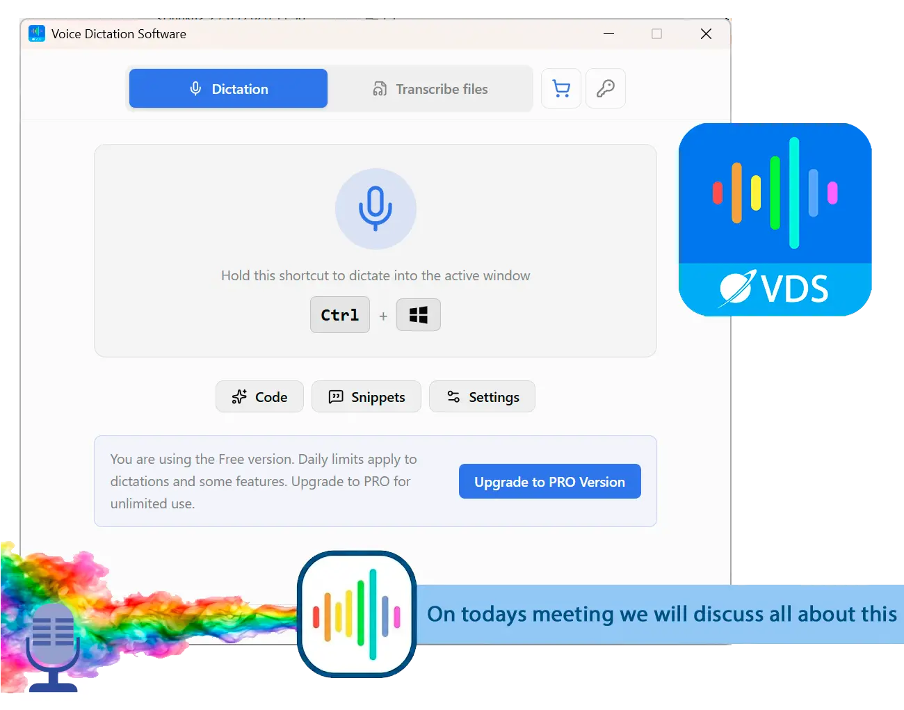 SayOnce - Voice Dictation Software 螢幕截圖.